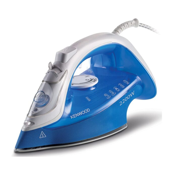 ⁦كينوود مكواة بخار 2600 وات مع قاعدة سيراميك ، STP70.000WG أبيض / أخضر KENWOOD Steam Iron 2600W with Ceramic Soleplate,⁩ - الصورة ⁦2⁩