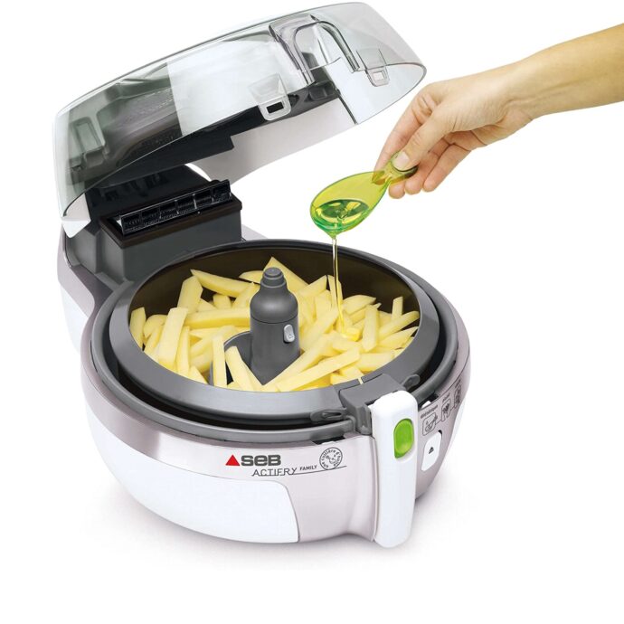 ⁦مقلاة سيب AH900000 أكتيفراي العائلية 1.5 كجم بيضاء Seb AH900000 Friteuse Actifry Family 1,5 kg Blanc⁩ - الصورة ⁦3⁩