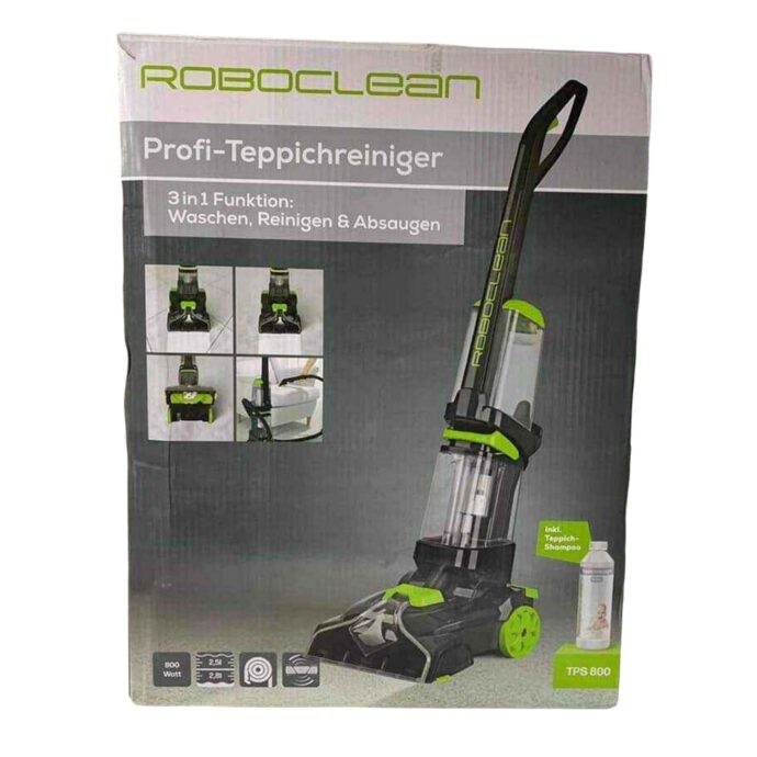 ⁦Aspirateur Lavage Et Nettoyant À Eau 3en1 2.8L 800W ROBOCLEAN TPS 800 مكنسة كهربائية TPS 800 3in1 2.8 لتر 800 وات للغسيل الرطب والمكنسة الكهربائية⁩ - الصورة ⁦2⁩