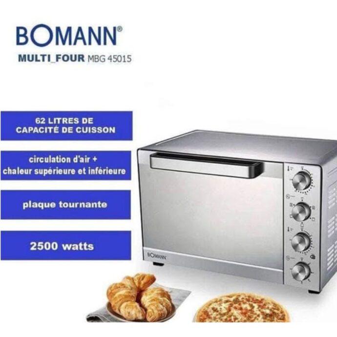 ⁦فرن كهربائي بومان 62 لتر Bomann Four Eléctrique ventilé 62 Litres-2500W - MBG6001S-Argent⁩ - الصورة ⁦5⁩