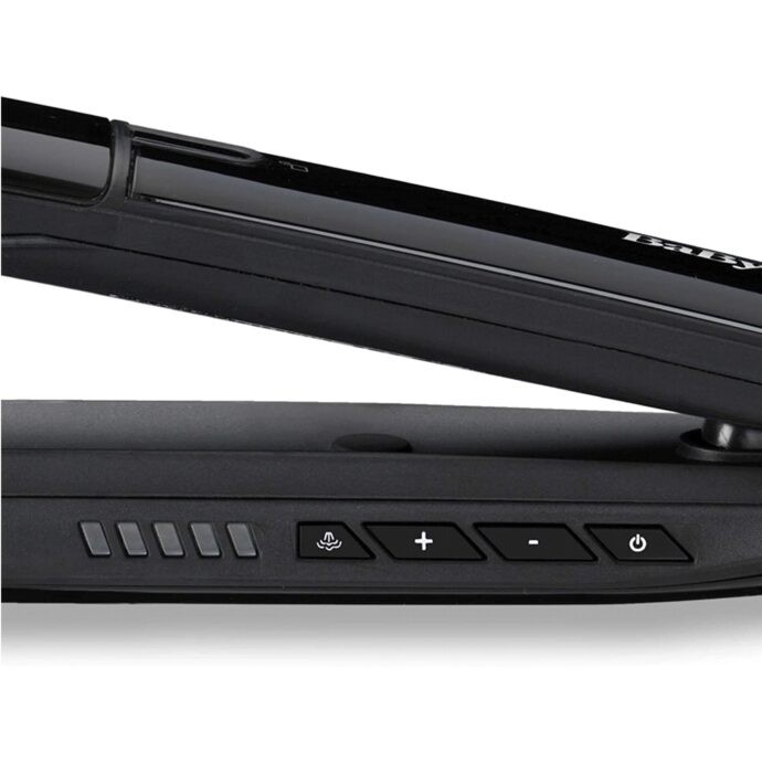 ⁦Lisseur BaByliss ST495E Pure Metal مكواة فرد البخار 2 في 1 ، وظيفة البخار ، السيراميك الماسي⁩ - الصورة ⁦5⁩