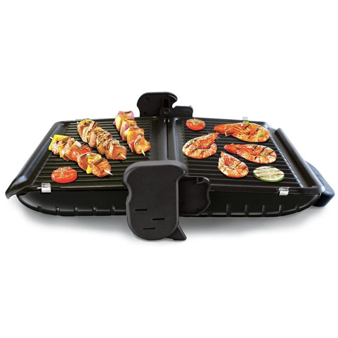 ⁦شواية متعددة الإستعمالات من تيفال لطهي سريع وصحي Grille-viande et Panineuse électrique MINUTE GRILL tefal GC205012⁩ - الصورة ⁦3⁩