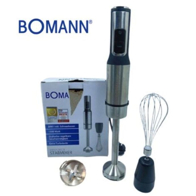 Bomann Bras Mixeur 2En1 - 1500 W - 4 Lames