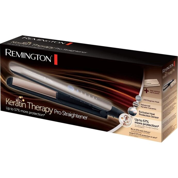 ⁦مملس الشعر الاحترافي بتقنية الكيراتين Lisseur Remington Kératine Therapy  s8590 E51⁩ - الصورة ⁦2⁩