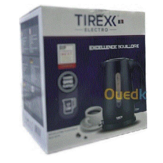 ⁦غلاية كهربائية لا سلكية تيركس بسعة 1.7 لتر اللون اسود  Bouilloire TIREX BLR 30 N 1.7 LITRES 2200 WATTS⁩ - الصورة ⁦3⁩