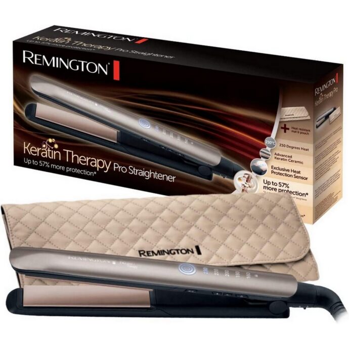 مملس الشعر الاحترافي بتقنية الكيراتين Lisseur Remington Kératine Therapy  s8590 E51