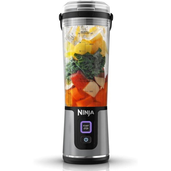 خلاط عصائر نينجا لاسلكي Ninja Blast Blender portable, 530 ml sans fil puissant, rechargeable