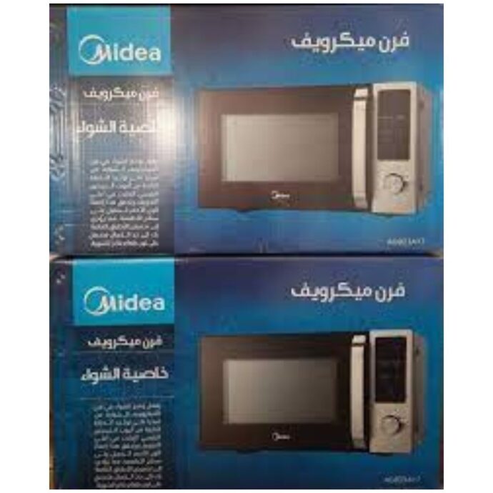 ⁦مايكرو وايف ميديا 23 لتر مزود شواية Midea Micro Onde - Ag823Abx⁩ - الصورة ⁦2⁩