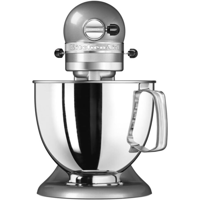 ⁦عجان كيتشن ايد KitchenAid Robot Pétrib Artisan à tête inclinable I Avec 4 accessoires 4,8L gris⁩ - الصورة ⁦3⁩