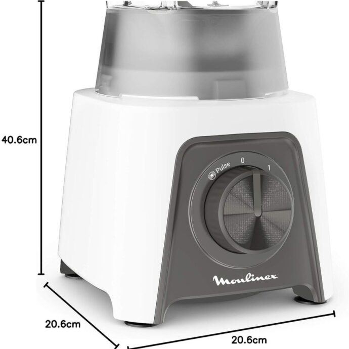 ⁦Mixeur Moulinex 450W - 1.5L - LM2C3110 خلاط عالي القوة من مولينكس مع 2 رحاية قهوة و توابل⁩ - الصورة ⁦2⁩