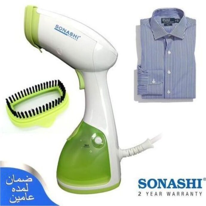 مكواة بخارية من سوناشي Sonashi Defroisseur A Vapeur - Sgs- 315 - Blanc/Vert