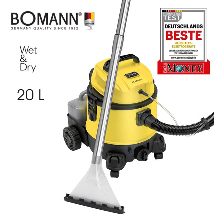 ⁦شفاطة للغبار والماء بومان Aspirateur 4en1 Bomann - 20L - 1200W - BSS 6000 CB⁩ - الصورة ⁦8⁩