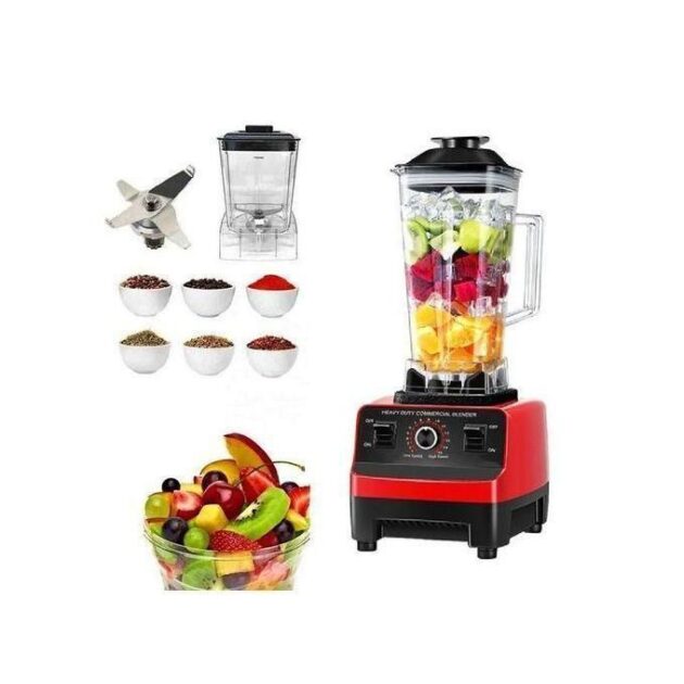 خلاط متعدد الوضائف سيلفلر كريست Blender Silver Crest Mixeur Mélangeur Multifonction 2 En 1 Smoothie Maker 2L 3000 w