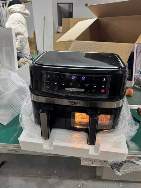 مقلاة هوائية تيراكس برفين TIREXX Friteuse Air Fryer Sans Huile 10 L 2600 W Double Bac - FRTV1N