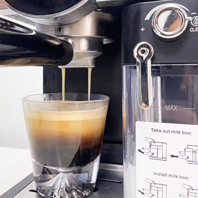 ⁦BRANDMANN Machine A Café 5 EN 1 Tactile 20 Bars 1350 W - CM002⁩ - الصورة ⁦2⁩