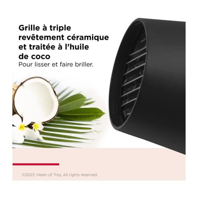 ⁦مجفف شعر ريفلون سموث ستاي 2000 واط - موزع تكثيف الشعر REVLON RVDR5317 Sèche-cheveux Smoothstay 2000W - Diffuseur Volumateur⁩ - الصورة ⁦3⁩