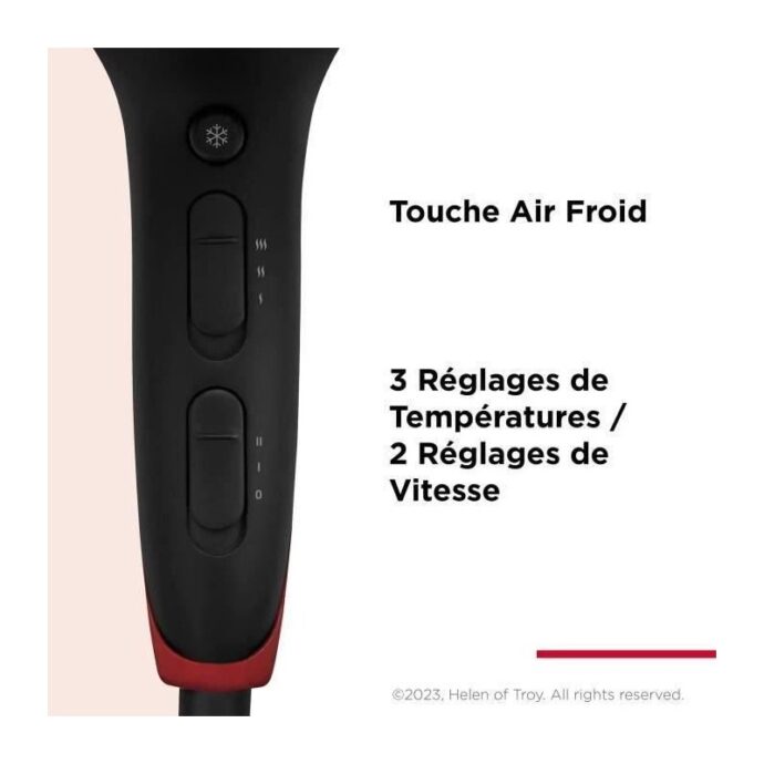 ⁦مجفف شعر ريفلون سموث ستاي 2000 واط - موزع تكثيف الشعر REVLON RVDR5317 Sèche-cheveux Smoothstay 2000W - Diffuseur Volumateur⁩ - الصورة ⁦2⁩