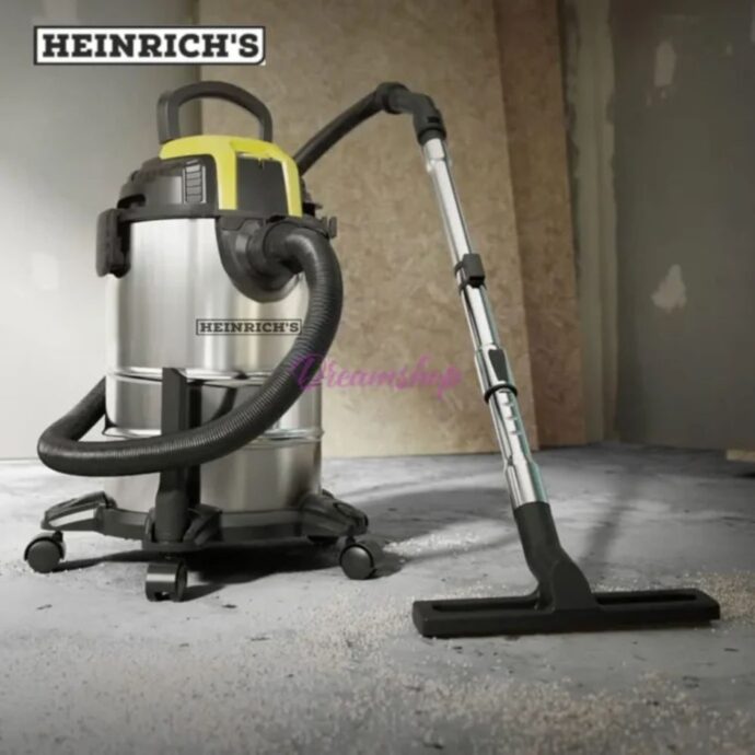 ⁦aspirateur Heinrich's Germany Eau et Poussière Avec la fonctionne de Souffleur 2300 w et 25 L مكنسة كهربائية المانية بتقنية شفط الماء والغبار مع وظيفة النفخ معًا بقوة 2300 واط ⚡️⁩ - الصورة ⁦5⁩