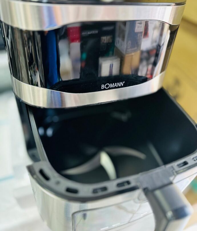 ⁦مقلاة هوائية من بومان 9لتر متعددة البرامج Friteuse À Air Chaud 9L 1800W Avec Minuterie FR 6151 CB⁩ - الصورة ⁦5⁩