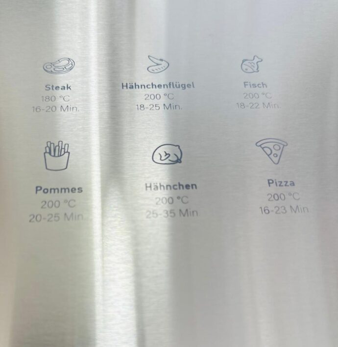 ⁦مقلاة هوائية من بومان 9لتر متعددة البرامج Friteuse À Air Chaud 9L 1800W Avec Minuterie FR 6151 CB⁩ - الصورة ⁦7⁩