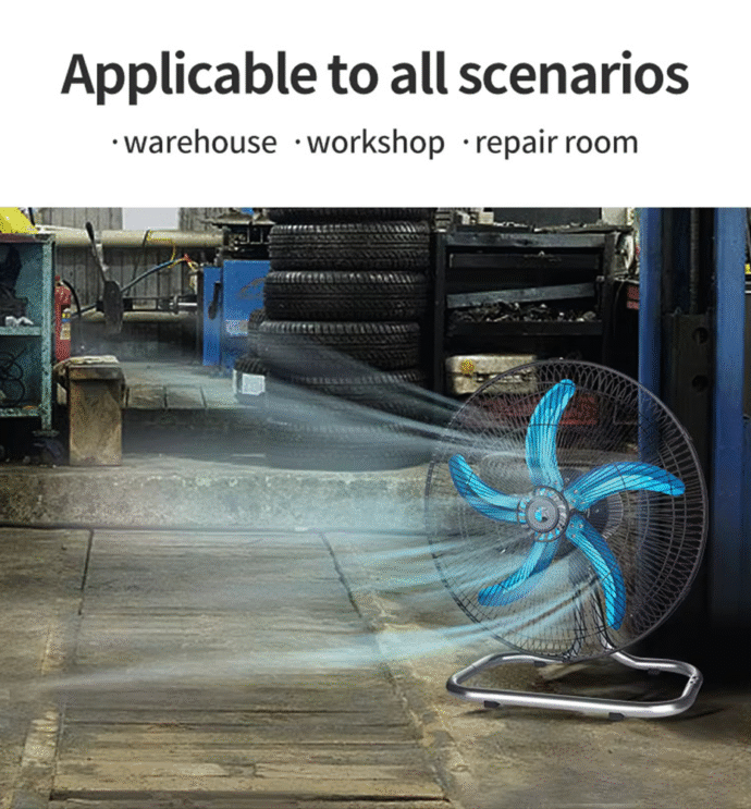 ⁦مروحة 3 في 1 بسرعات قوية جدًا مع جهاز تحكم عن بعد TIREXX FRANCE Ventilateur 3 positions  Très Puissantes Avec Télécommande⁩ - الصورة ⁦5⁩