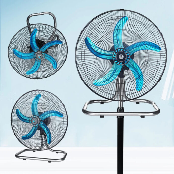 ⁦مروحة 3 في 1 بسرعات قوية جدًا مع جهاز تحكم عن بعد TIREXX FRANCE Ventilateur 3 positions  Très Puissantes Avec Télécommande⁩ - الصورة ⁦4⁩