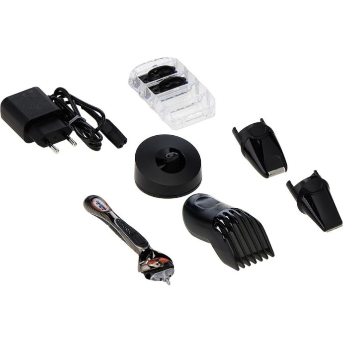 ⁦ماكينة حلاقة اللحية والشعر براون BT7240 Series 7 مع شفرة جيليت فيوجن 5 بروجلايدBraun Tondeuse à barbe BT7240 série 7 et tondeuse à cheveux avec rasoir Gillette Fusion5 ProGlide⁩ - الصورة ⁦4⁩