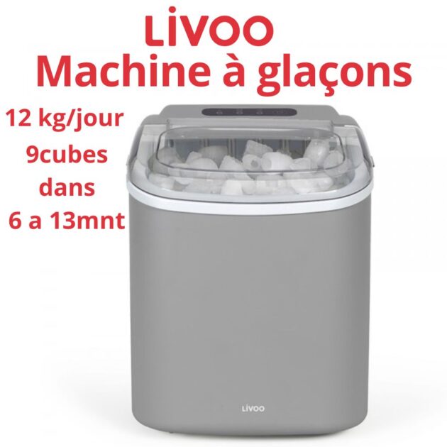 ماكنة صنع مكهبات الثلج من ليفو الفرنسية Livoo Machine à glaçons