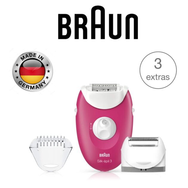 ماكينة براون سيلك ابيل 3 2 في 1 Braun Epilateur Silk Epil 3 2en1 SE 3-273