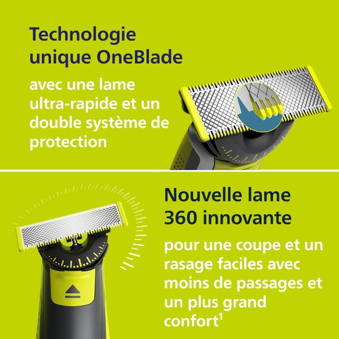 ⁦آلة حلاقة فيليبس Philips Rasoir Électrique - OneBlade 360 + accesoires Rasoir taille, stylise et rase⁩ - الصورة ⁦4⁩
