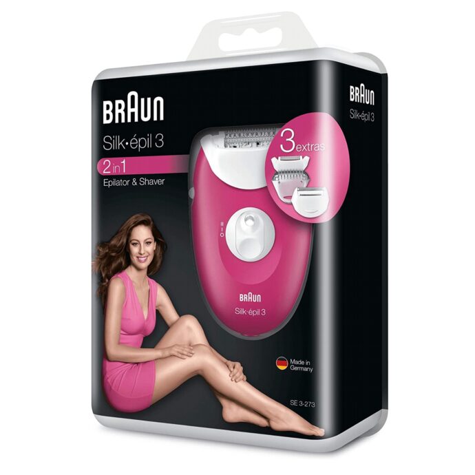 ⁦ماكينة براون سيلك ابيل 3 2 في 1 Braun Epilateur Silk Epil 3 2en1 SE 3-273⁩ - الصورة ⁦5⁩