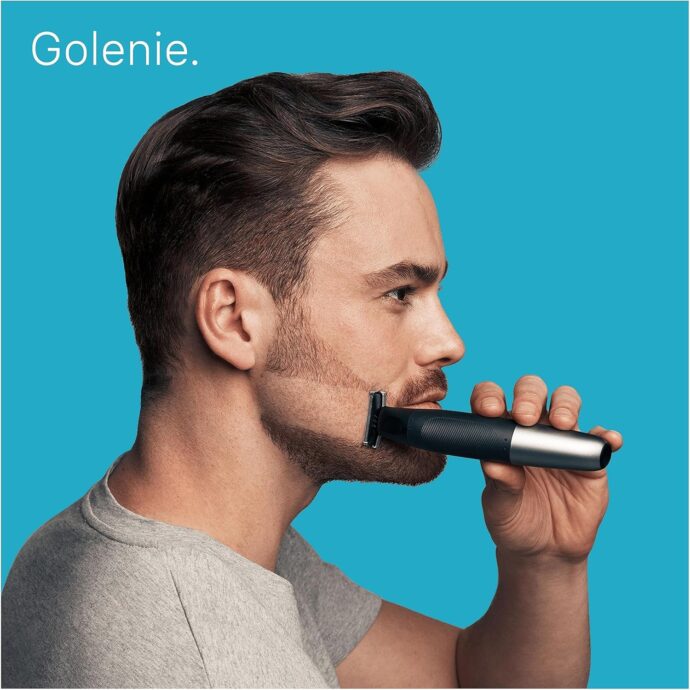 ⁦ماكينة حلاقة الجسم واللحية الكهربائية الهجينة للرجال من براون سيريز إكسBraun Série X, tondeuse à barbe mâle électrique hybride et rasoir de corps,  XT5200⁩ - الصورة ⁦2⁩