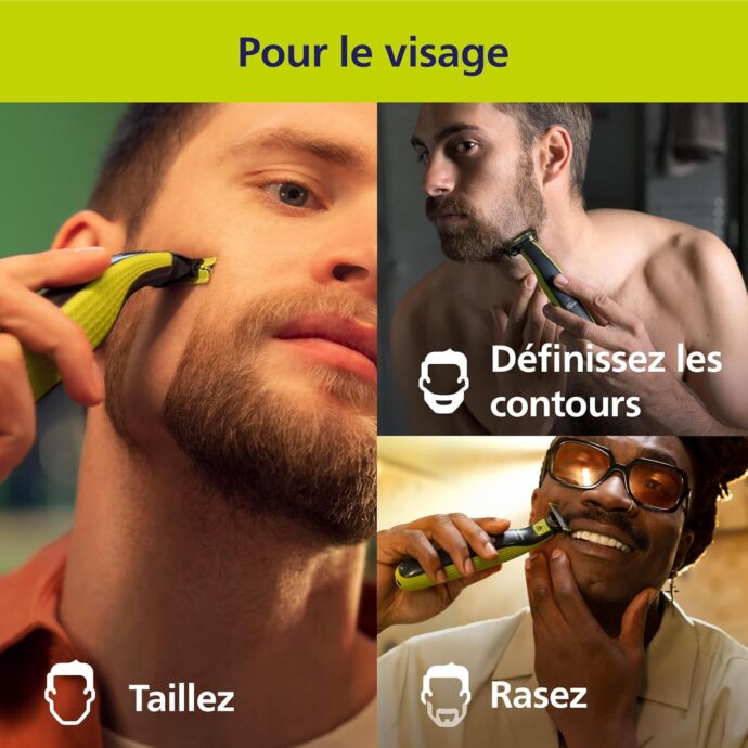 ⁦آلة حلاقة فيليبس Philips Rasoir Électrique - OneBlade 360 + accesoires Rasoir taille, stylise et rase⁩ - الصورة ⁦5⁩