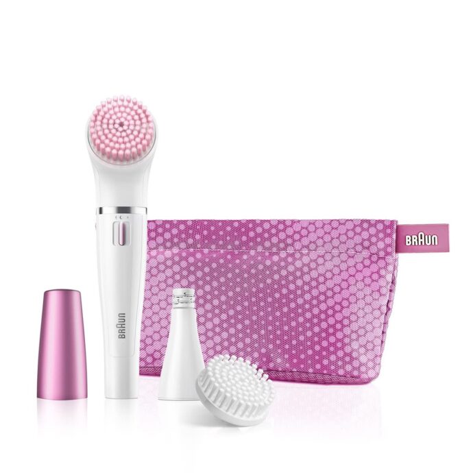 ⁦فرشاة تنظيف الوجه وجهاز إزالة شعر الوجه من براون فيس كولور Braun face se832s color facial cleansing brush & facial epilator⁩ - الصورة ⁦7⁩