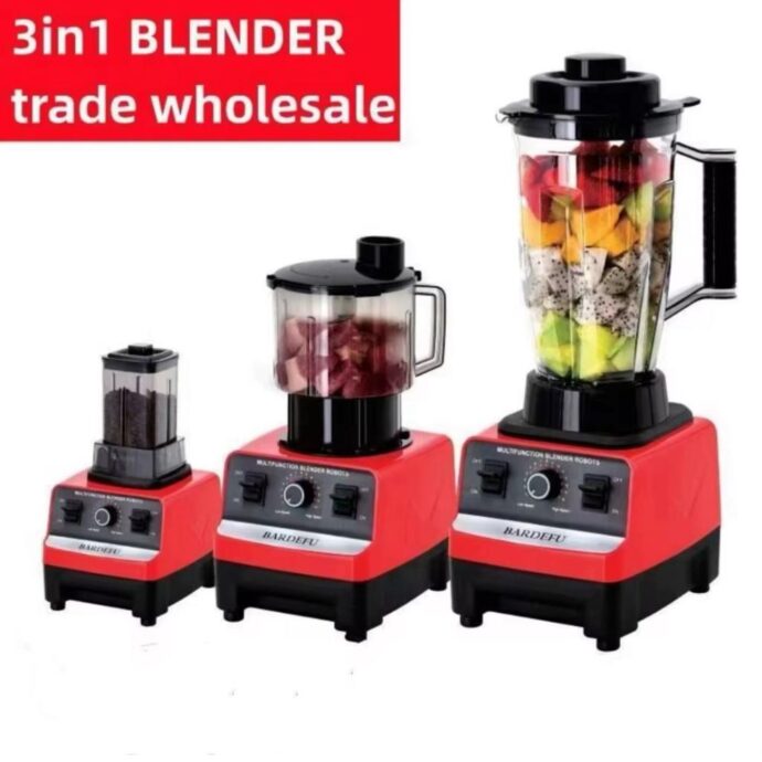 ⁦لوضائف ميكس دور Blender Silver Crest Mixeur Mélangeur Multifonction 3 En 1 Smoothie Maker 2L 7200 w⁩ - الصورة ⁦2⁩