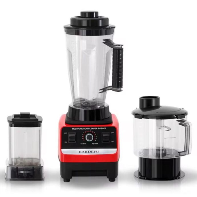⁦لوضائف ميكس دور Blender Silver Crest Mixeur Mélangeur Multifonction 3 En 1 Smoothie Maker 2L 7200 w⁩ - الصورة ⁦5⁩