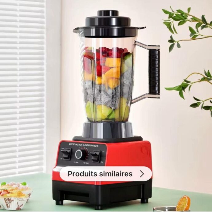 ⁦لوضائف ميكس دور Blender Silver Crest Mixeur Mélangeur Multifonction 3 En 1 Smoothie Maker 2L 7200 w⁩ - الصورة ⁦6⁩