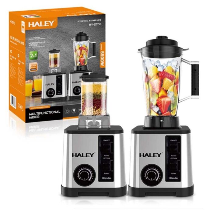 ⁦خلاط متعدد الوضائف هالي Blender Halei Mixeur Mélangeur Multifonction 3 En 1 Smoothie Maker 2L 5500 w⁩ - الصورة ⁦13⁩