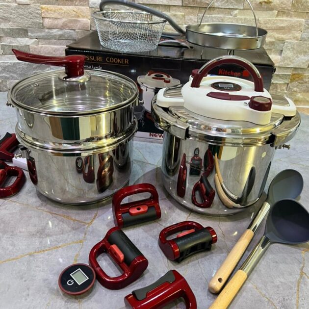 طقم فاخر من Kitchen Lab مكوّن من 11 قطعة كاملة  Série de cocottes KitchenLab